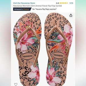 Havana cheetah floral sandals size 11-12